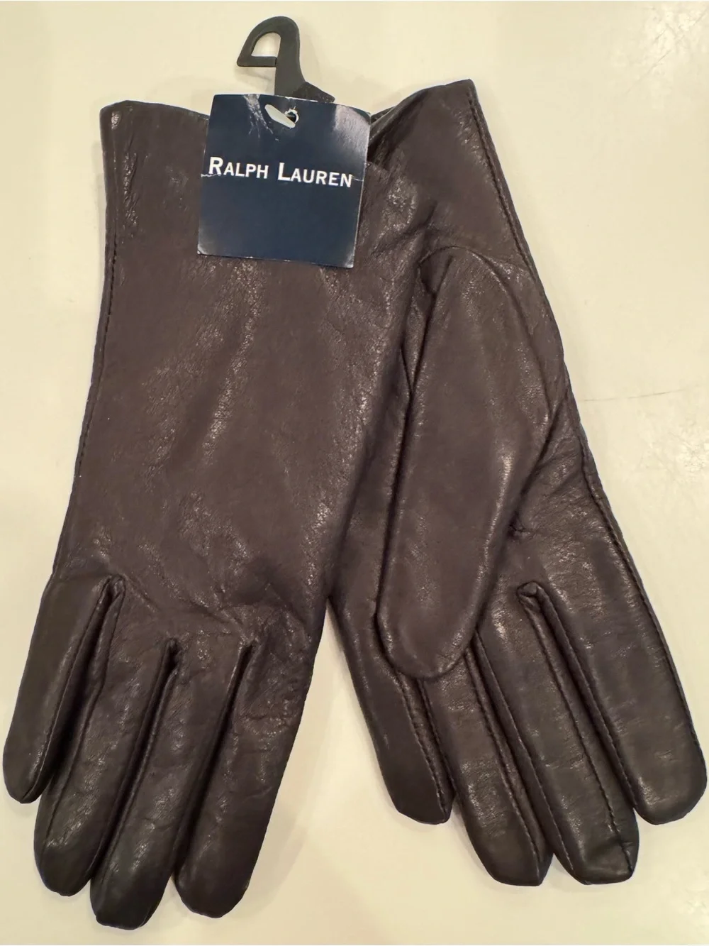 Women’s Ralph Lauren Leather Gloves - Cashmere/ Lambswool Lined - Size S - NWT